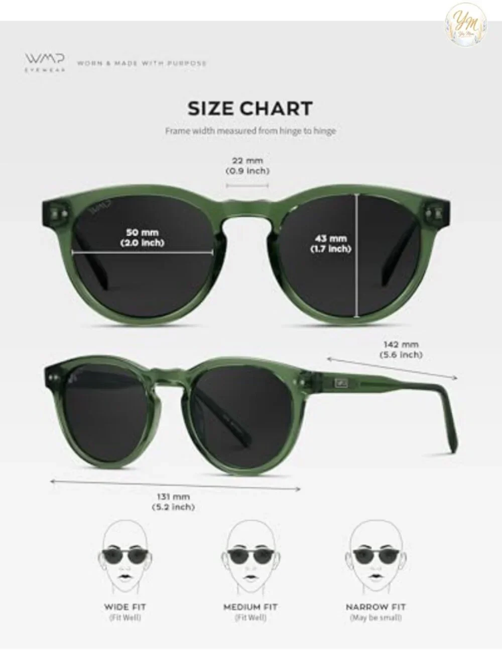 Women's Retro Round Acetate Polarized Sunglasses UV400